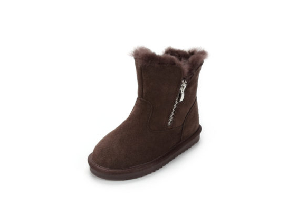 Ugg Toddler Classic Short Zipper Boots - Two Colours & Five Sizes Available