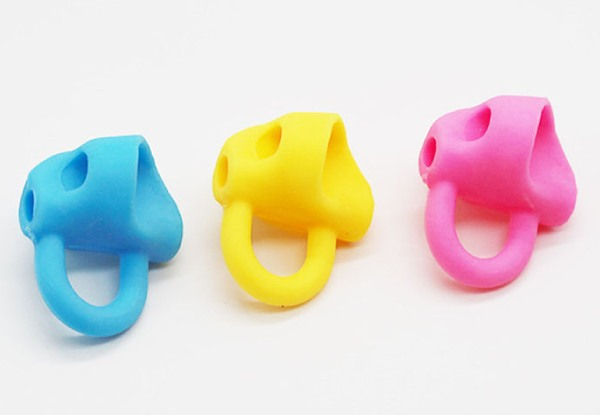 Five-Pack of Silicone Pencil Correction Holders