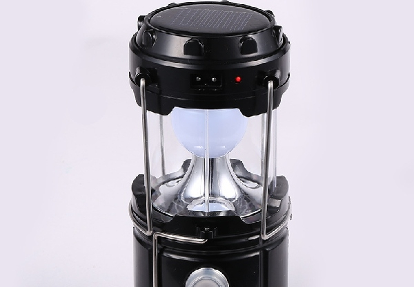Portable Solar-Powered Camping Tent Light - Three Colours Available