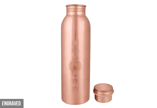 Copper Water Bottle - Two Styles Available