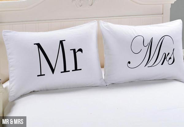 Couple's Pillowcases - 11 Options Available