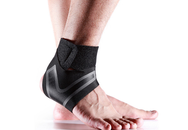 Sports Ankle Brace Supporter - Four Sizes Available & Option for Right or Left Ankle