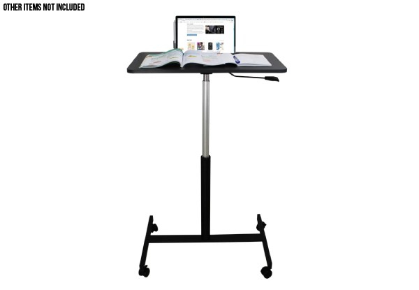 Adjustable Rolling Laptop & Tablet Stand