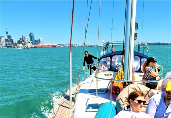 Auckland Harbour Sailing Adventure Lunch Cruise for One Person incl. a Certified Master Chef-Prepared Gourmet Meal - Options for Brunch Cruise or Dinner Sunset Cruise