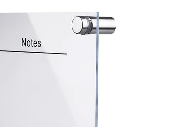 Wall Clear Acrylic Calendar with Markers - Available in Two Sizes & Option for Two-Pack