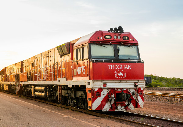 Per Person Twin-Share Six-Night Outback Adventure incl. International Flights, The Iconic Ghan & Accommodation in Darwin & Adelaide