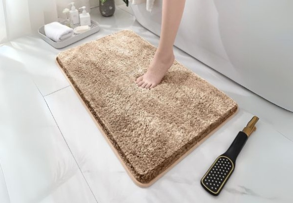 Soft Comfortable Anti-Slip Thick Plush Floor Mat - Four Colours Available