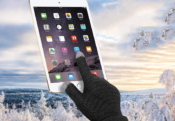 Knitted Touch Screen Gloves - Three Colours Available & Option for Two-Pack