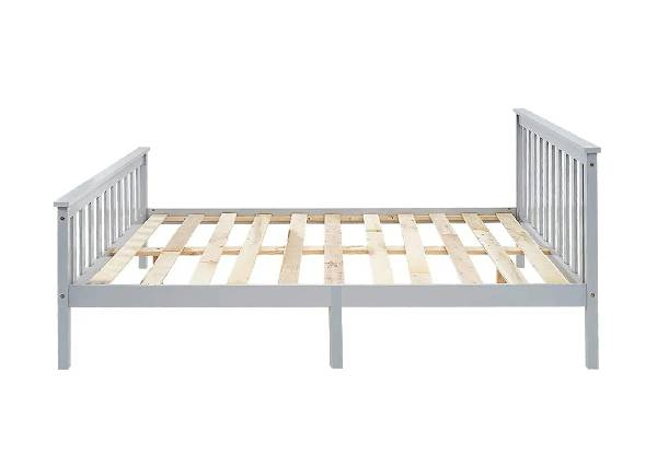 Hampshire Queen Grey Bed Frame