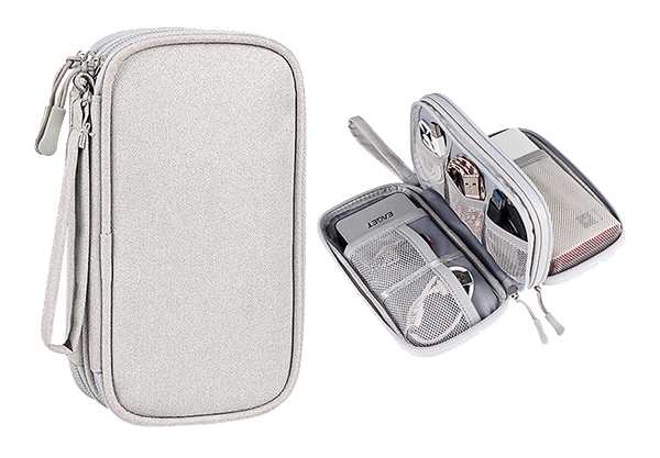 Travel Portable Cable Organiser - Three Colours Available