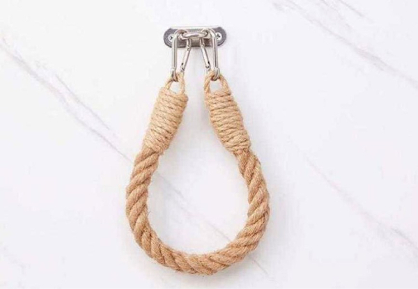 Rope Toilet Paper Holder - Option for Two