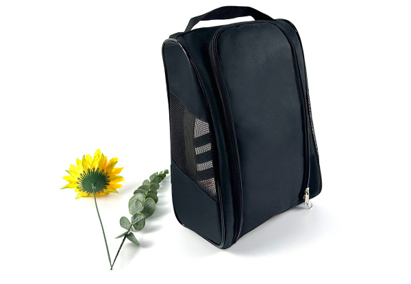Golf Shoe Bag with Side Accessory Pocket - Option for Two-Piece