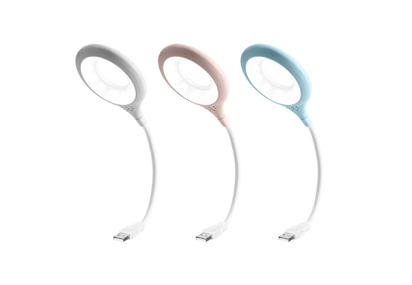 LED Portable USB Flexo Ring Lamp - Three Colours Available