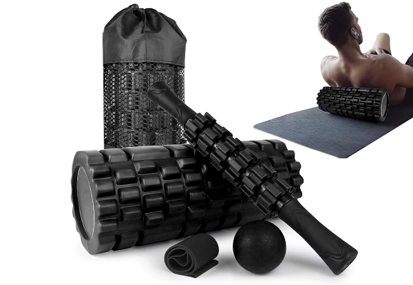 Five-in-One Massage Foam Roller Set - Available in Two Colours