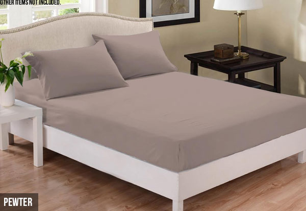 Park Avenue 1000TC Cotton Fitted Sheet & Pillowcase - Four Sizes & Eight Colours Available with Free Delivery