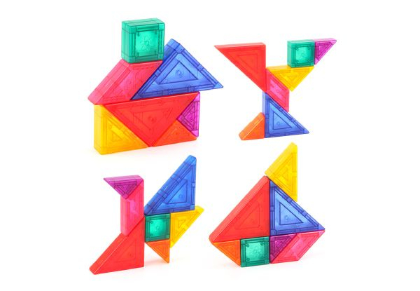Colorful Magnetic 3D Tangram Jigsaw Toy - Two Options Available
