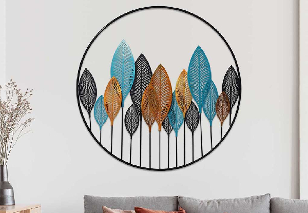 Leaf Tree Of Life Metal Wall Art