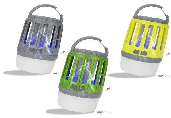 Two-in-One Mosquito Killer Camping Light - Three Colours Available