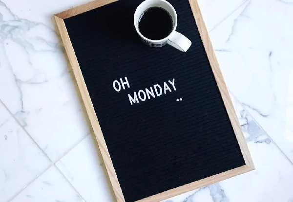 Black Felt Large Letter Board incl. 370 Letters