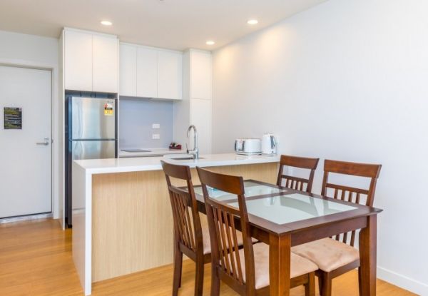 One-Night Auckland CBD Stay for Four People in a Two-Bedroom Apartment incl. Unlimited Wifi, & 12.00pm Late Checkout