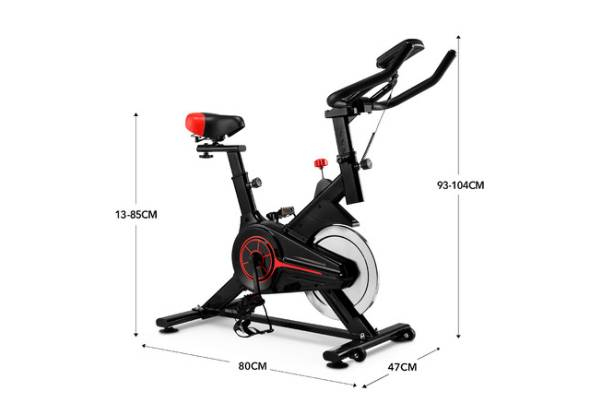 Stationary Exercise Spin Bike with Tablet Mount