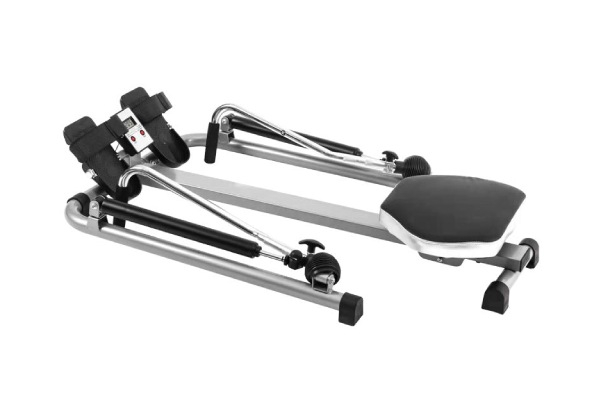 Hydraulic Rowing Machine with LCD Monitor