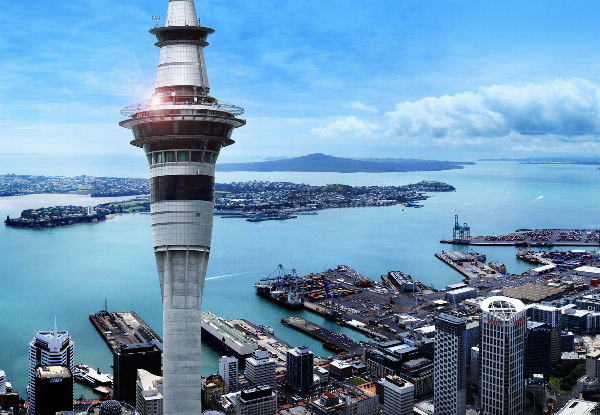 Sky Tower Admission - Options for Two Adults or a Family Pass