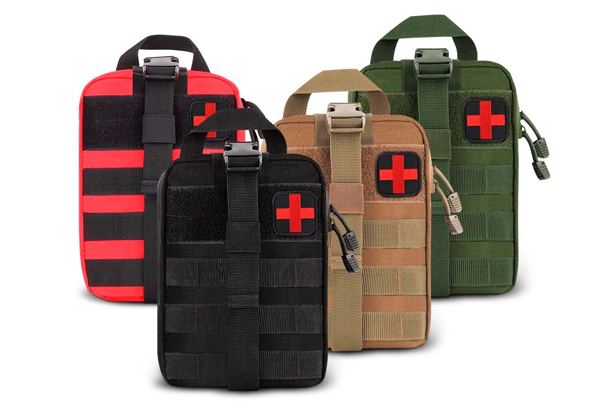 Tactical Water-Resistant First Aid Bag - Four Colours Available