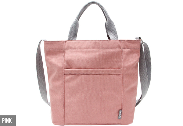 Canvas Shoulder Bag - Seven Colours Available with Free Delivery