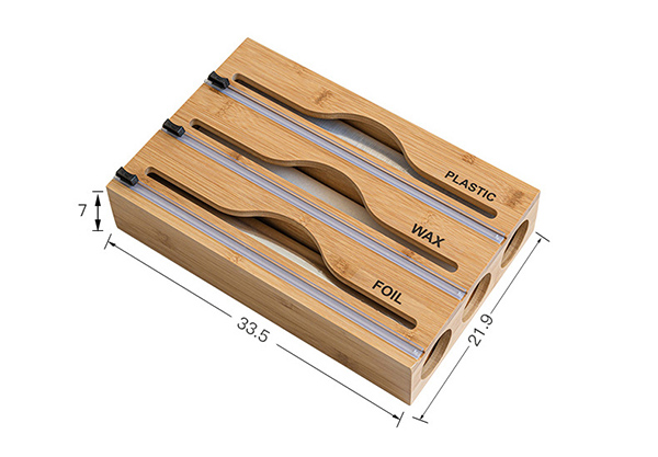 Three-in-One Kitchen Foil Storage Dispenser - Three Colours Available