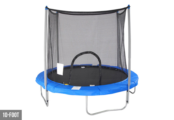 10-Foot Trampoline - Option for 13-Foot