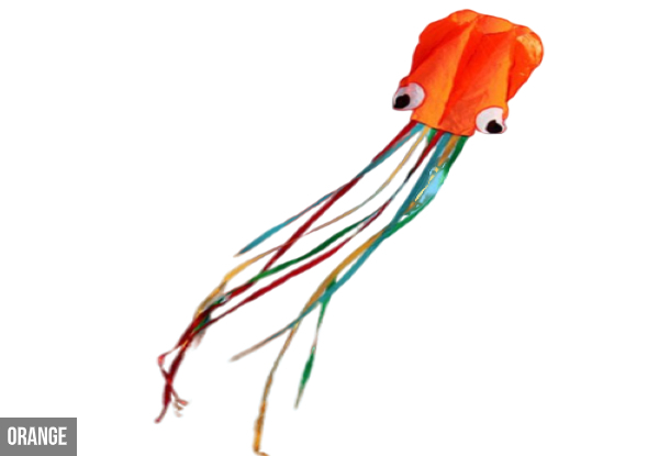 4M Single Line Octopus Flying Kite - Five Colours Available & Option for Two with Free Delivery