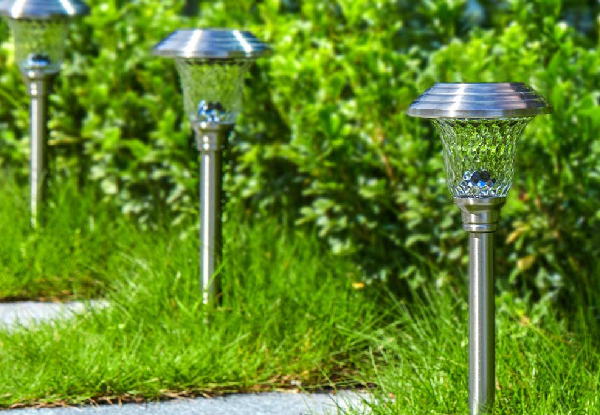 Four-Pack Solar Path Light - Available in Two Colours