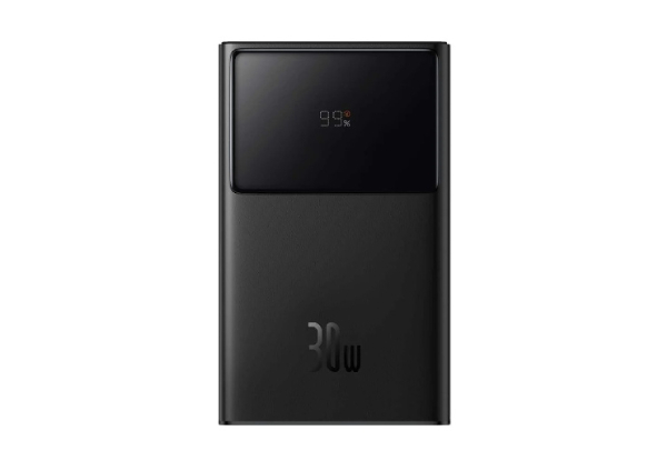 Baseus Star-Lord 10000mAh 30W Fast Charge Power Bank Digital Display USB-C Cable Black