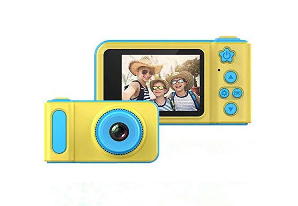 Kids 1080p HD Camera & Video Recorder - Two Colours Available & Option to incl. 16GB Memory Card
