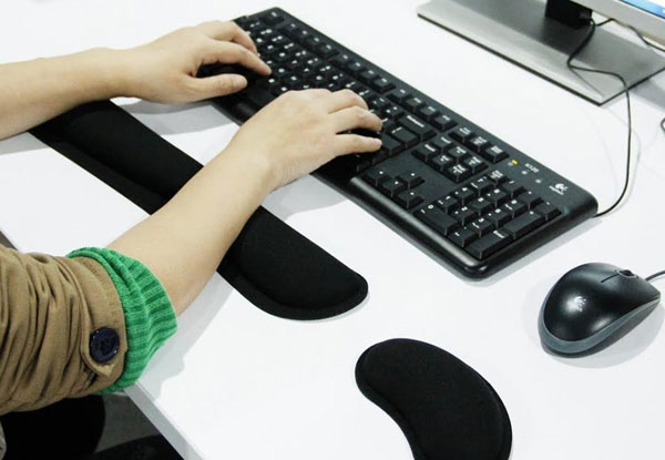 Keyboard & Mouse Wrist Rest Support Pad Set