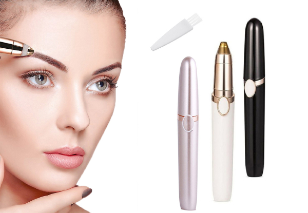 eyebrow trimmer with light