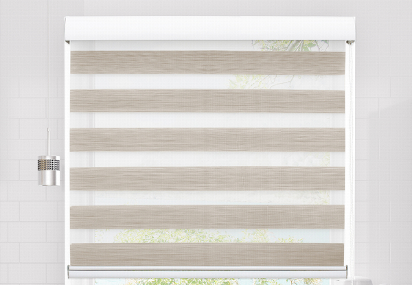 Marlow Blackout Zebra Roller Blind Curtain - Two Colours Available