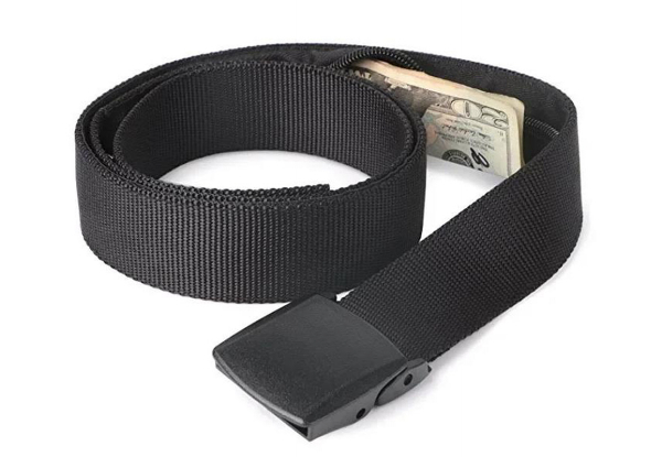 Travel Money Waist Belt - Available in Three Colours & Option for Two-Pack