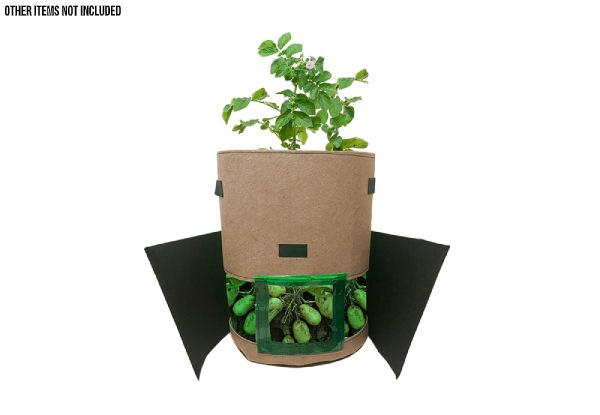 Two-Pack Potato Plant Grow Bags - Three Colours Available - Option for Seven & Ten Gallon Bag
