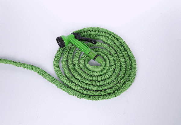 25ft Expandable Garden Hose with Spray Gun - Option for 50ft Available