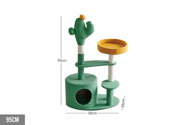 Cat Tree Cactus - Six Sizes Available