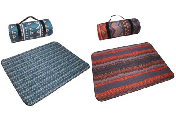 Foldable Camping Mat with Strap - Three Colours Available