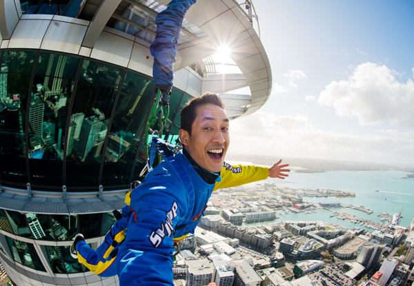 SkyJump Off Auckland's Sky Tower
