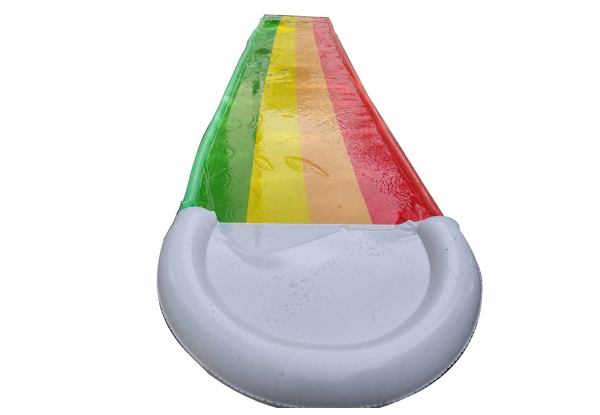 Inflatable Rainbow Slip & Slide - Option for Two