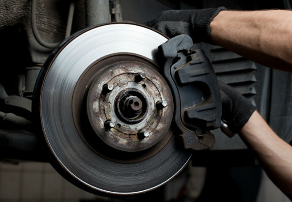 Front Brake Pad Replacement for One Four-Cylinder Japanese Car