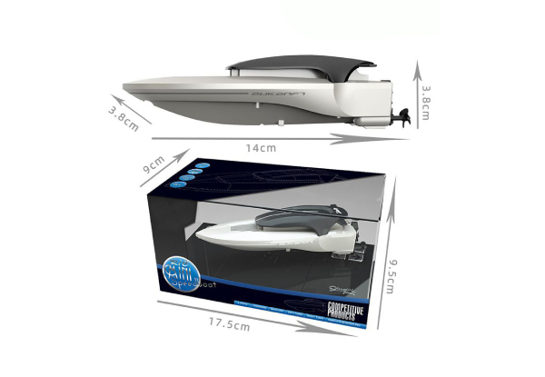 RC Mini Racing Speed Boat Toy - Two Colours Available