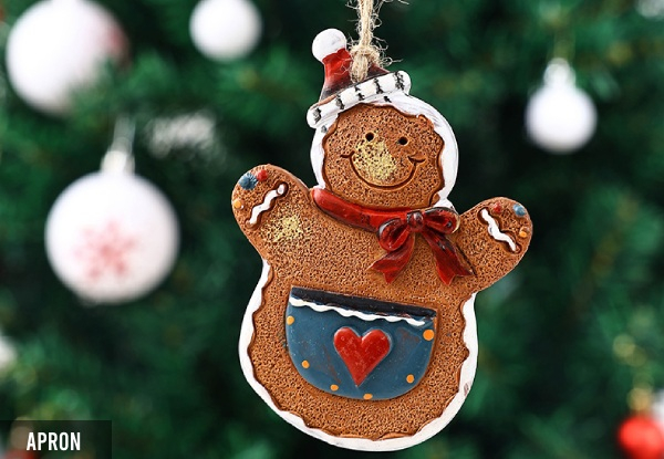 Two-Pack Gingerbread Man Christmas Party Decoration - 15 Styles Available