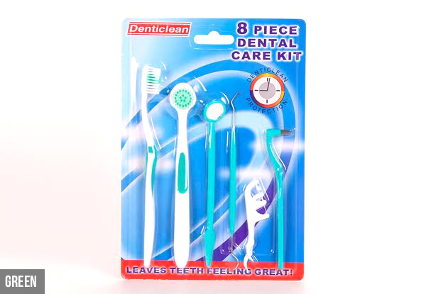 Five-Piece Oral Care Dental Kit - Three Colours Available with Free Metro or PO Box Delivery
