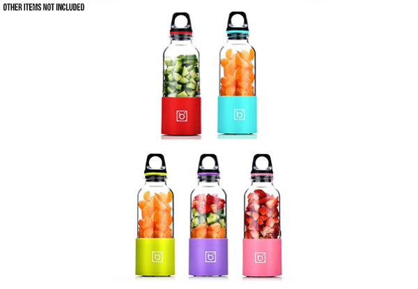 Rechargeable Portable Electric Juicer Cup - Five Colours Available